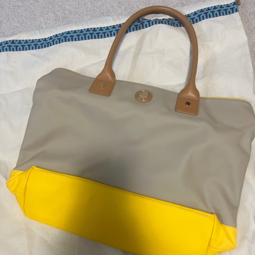 Tory Burch nylon small tote bag